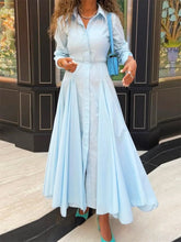 Women's Fashion Art Casual Stylish Long Sleeve Comfortable Shirt Dress