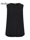 Women's Solid Color Loose Elegant Casual Sleeveless Tank Top