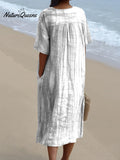 Women's Tinned Sardines Watercolor Vintage Art Print Flowy Dress