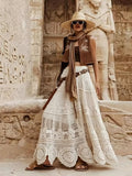 Retro Bohemian-Style Lace Skirt