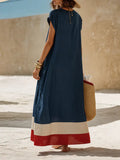 Women's Casual Vacation Minimalist V-neck Dress