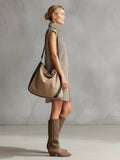 Elegant And Casual Khaki Striped Collared Front Button Sleeveless Mini Dress