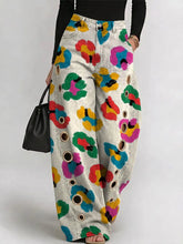 Women's Vintage Colorful Leopard Print Print Casual Fashion Cutout Jeans