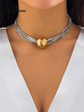 Punk Multi-layered Necklace Bracelet