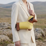 Dackel-Safari-Tasche aus veganem Leder