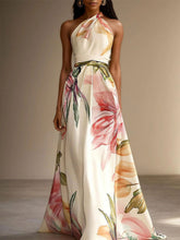 Women's Printed Maxi Vacation Sleeveless Dress
