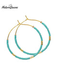 Bohemian Colorful Rice Bead Earrings