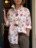 Women's Floral Print Casual Shirt