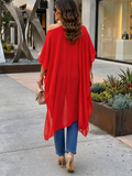 Elegant, Flowy, Loose-fitting Chiffon Top