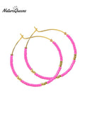 Bohemian Colorful Rice Bead Earrings