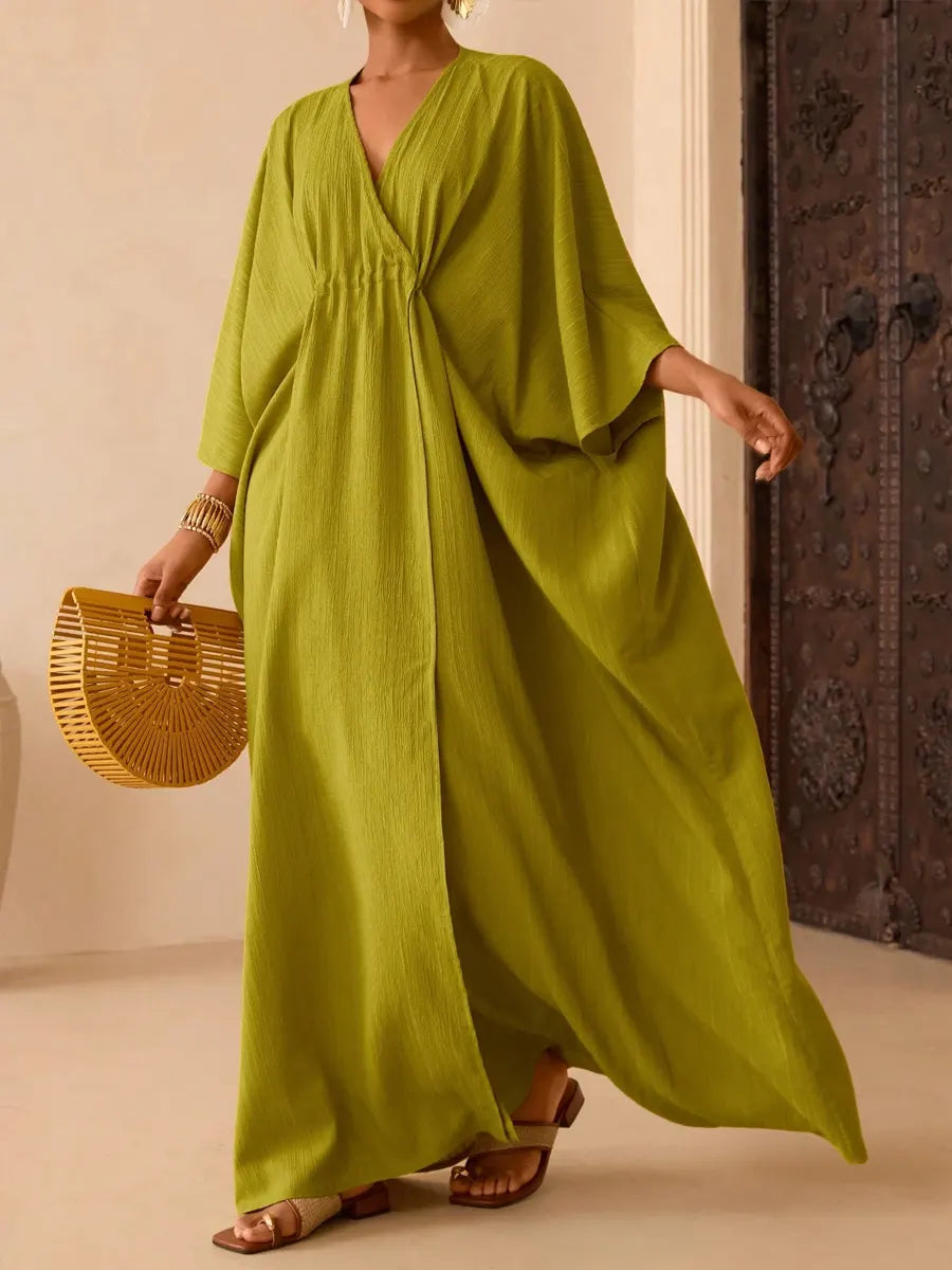 Women's Vacation Style Loose Robe Dress