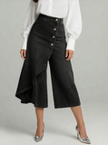 Women's High-waisted Casual Loose-fitting Wide-leg Jeans