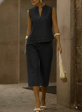 Women's casual denim suit
