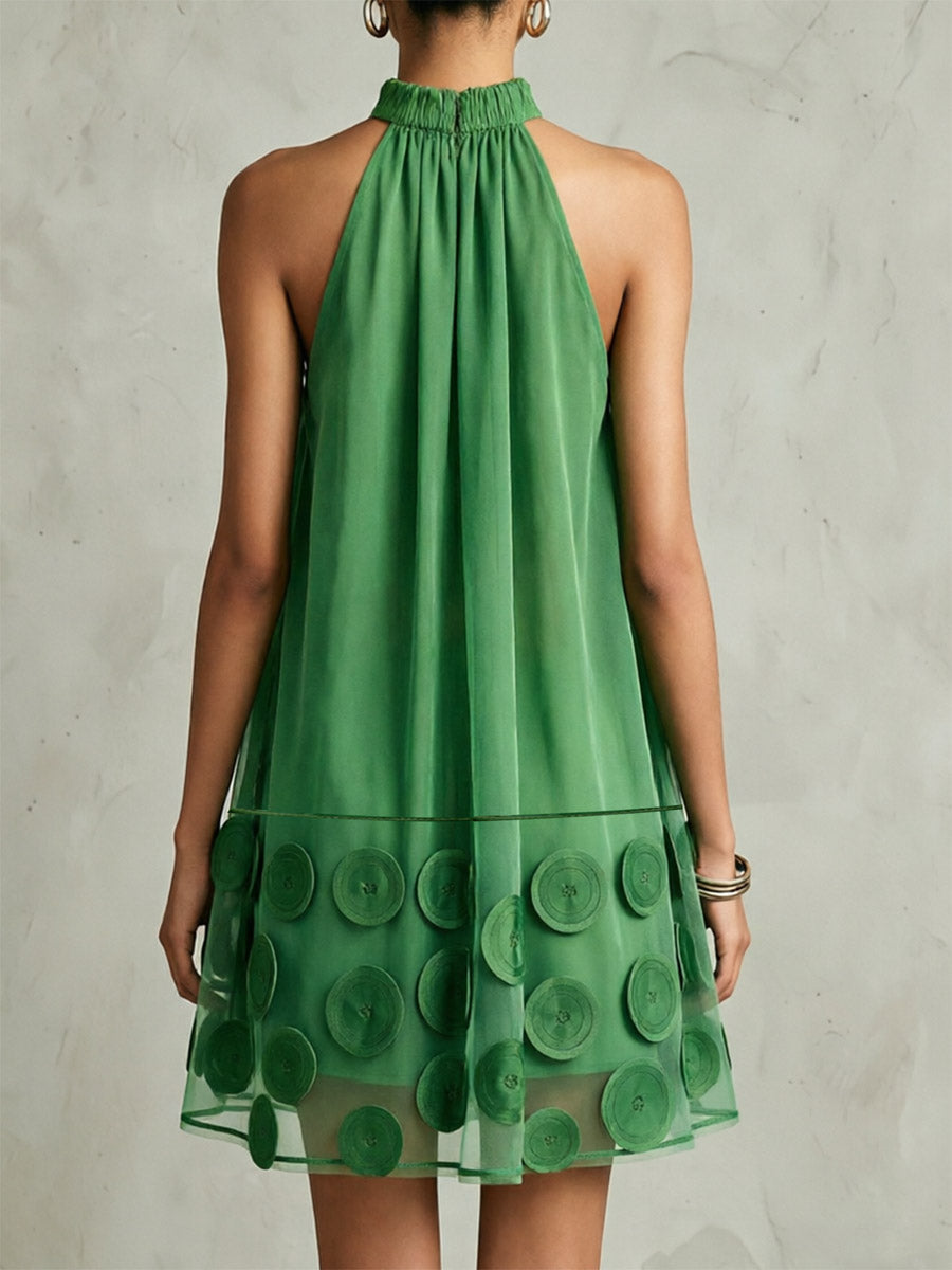Women's Fashion Art Casual Sleeveless Stylish Comfortable Short Dress