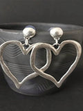 Retro Creative Alloy Love Big Earrings