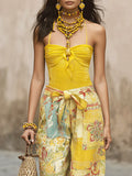 Women's Retro Fashion Art Stylish Casual Top And Pants Cotton Linen Suits
