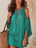 Elegant & Cozy Off-shoulder Long Shirt