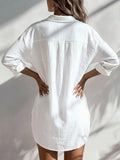 Women's Simple Cotton And Linen Shirt