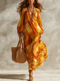 Women's Bohemian Holiday Style Dress