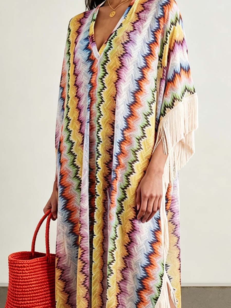 Women's Fashion Art Casual Stylish Tassel Dress